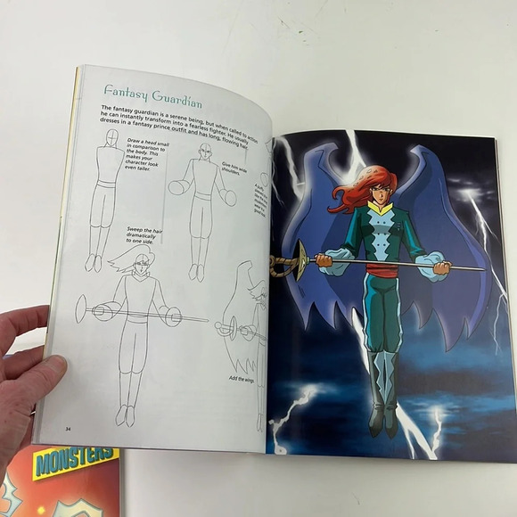 Kids Draw  Manga Monsters/Fantasy - Picture 4 of 6